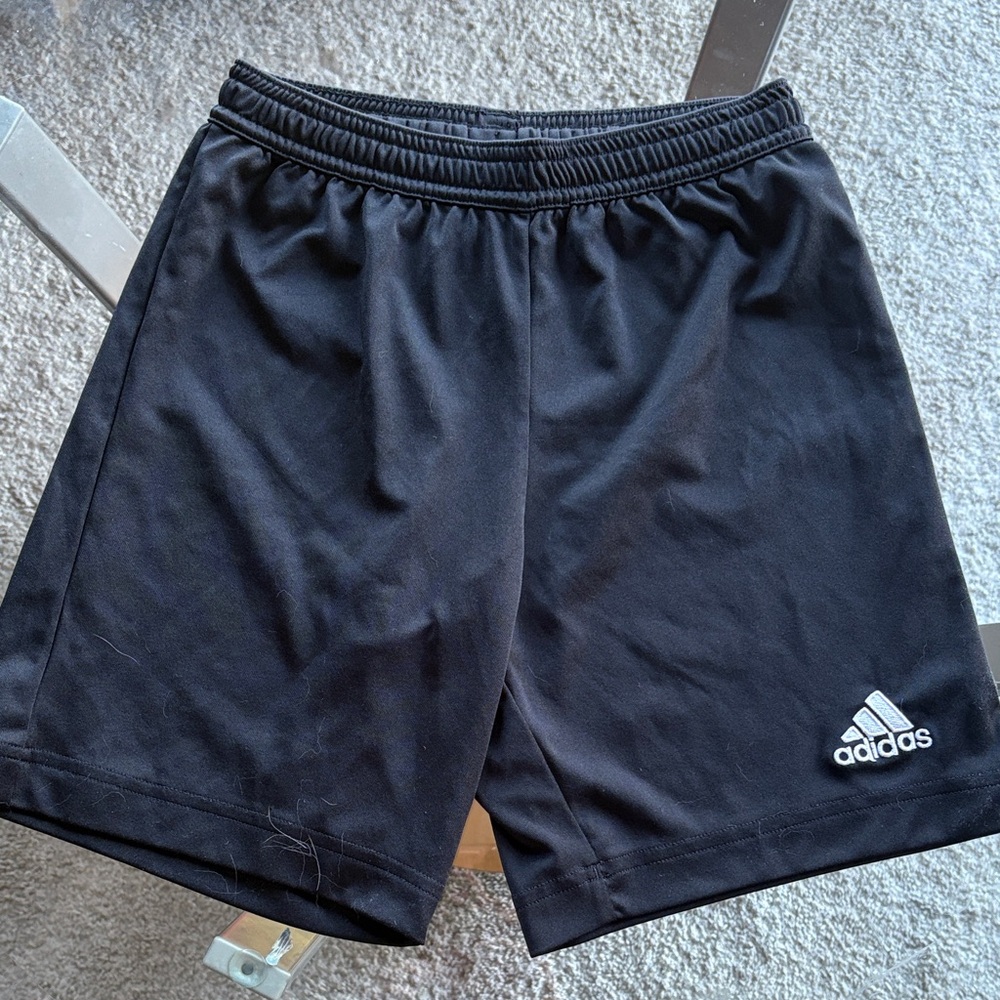 ⭐️ 3/$20 Boys: Adidas Athletic Black Shorts- Size S (9 to 10 yo)